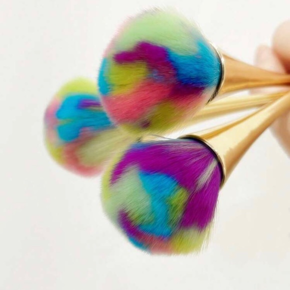 2 Piece Large Kabuki Powder & Liquid MakeUp Brush Set *NEW* - Picture 4 of 7